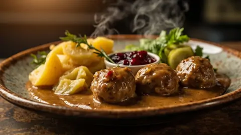 Köttbullar – Albóndigas Suecas Caseras
