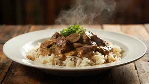 Stroganoff de Res