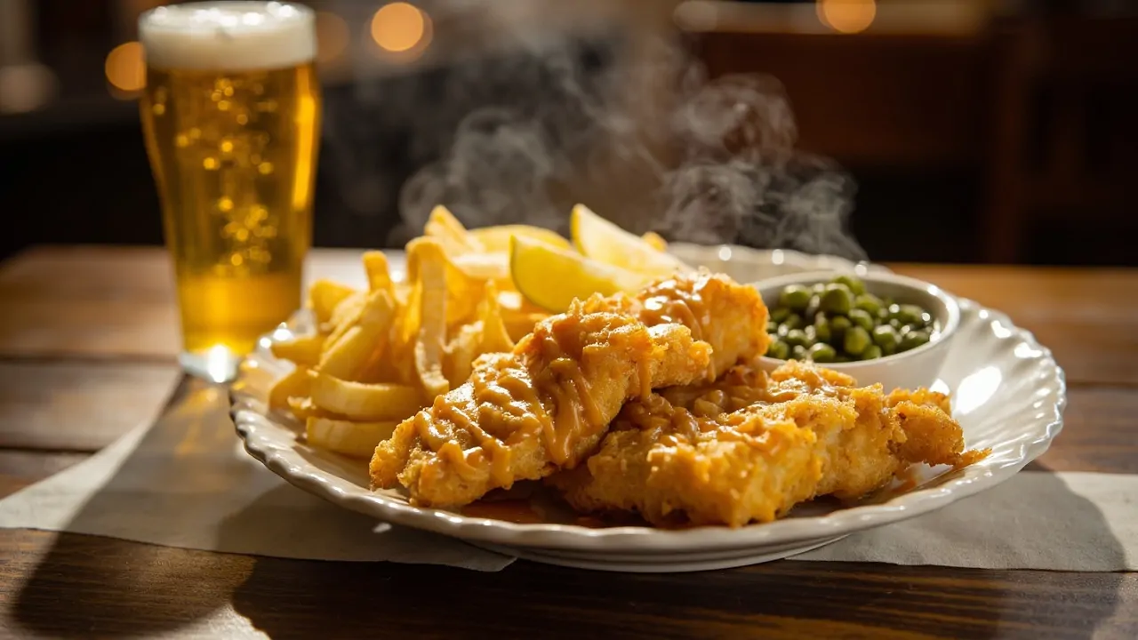 Fish and Chips clásico británico