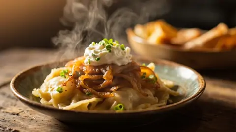 Pierogi Ruskie (Dumplings Polacos de Patata y Queso)