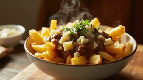 Poutine Tradicional Canadiense