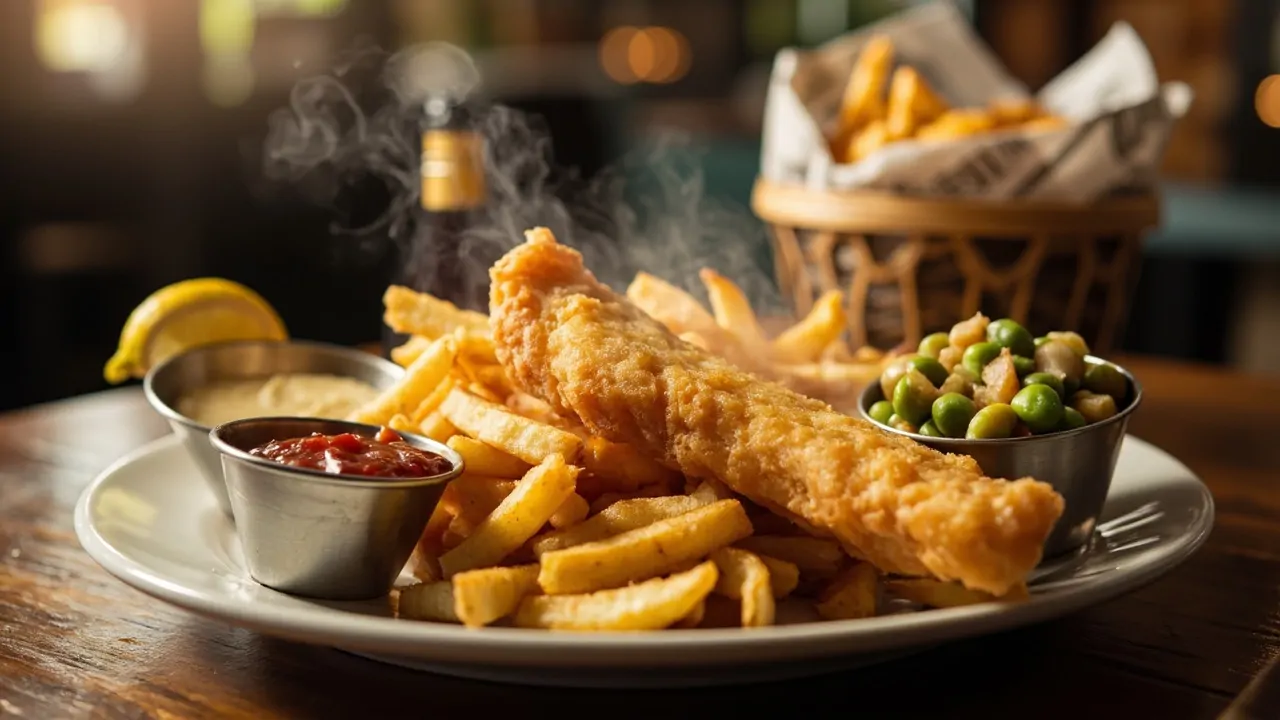 Fish and Chips británico clásico