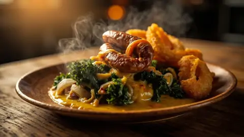 Stamppot de Kale con Rookworst