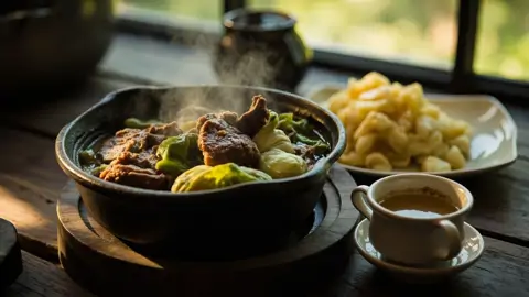 Fårikål (Estofado noruego de cordero con col)