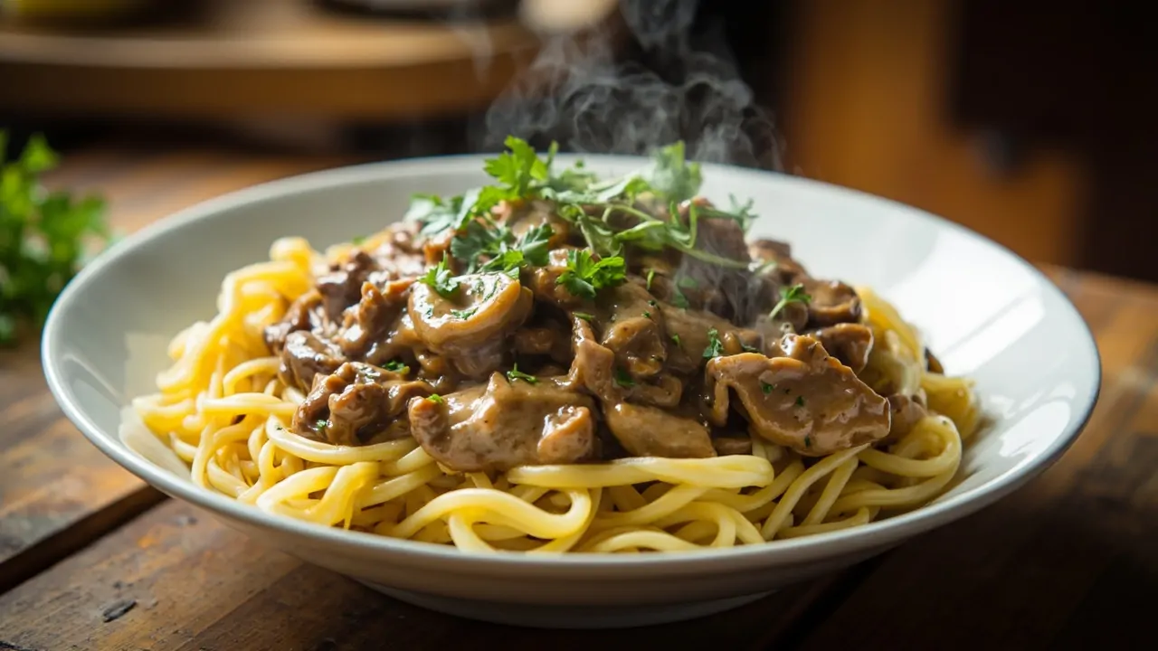 Beef Stroganoff