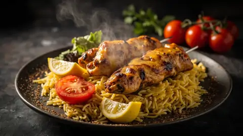 Joojeh Kabab - Pollo Asado con Azafrán