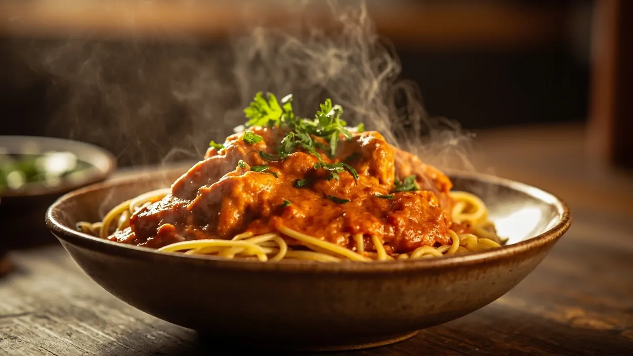 Csirkepaprikás (Pollo a la Paprika Húngaro)