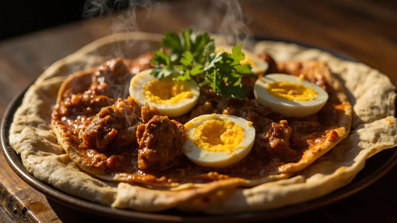 Doro Wat (Estofado Etíope de Pollo con Huevo y Berbere)