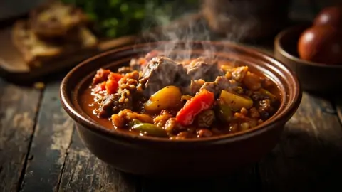 Goulash húngaro tradicional