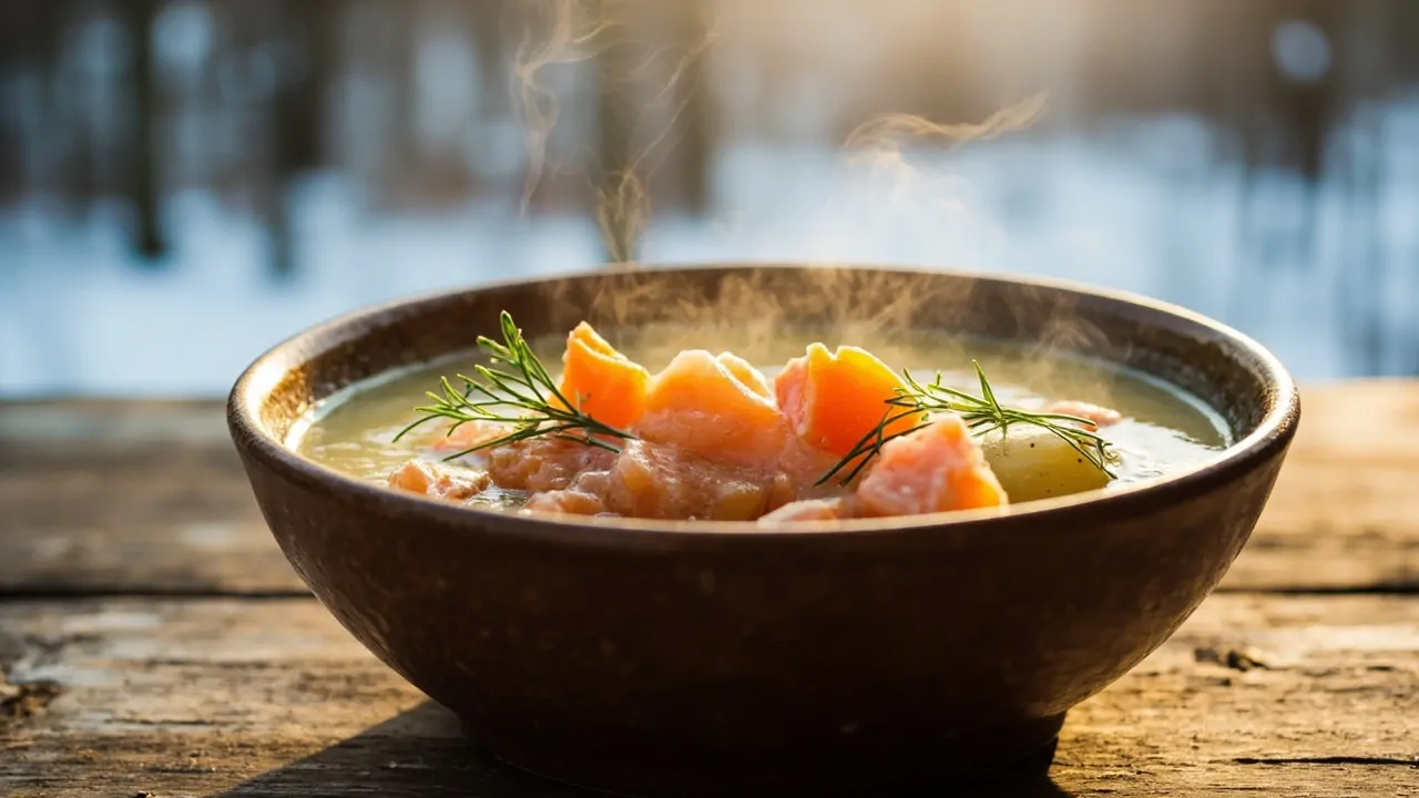 Lohikeitto - Sopa Cremosa Finlandesa de Salmón