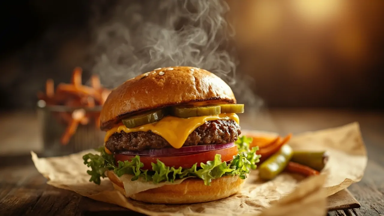 Cheeseburger Clásico Americano