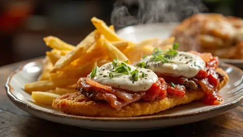 Milanesa a la napolitana