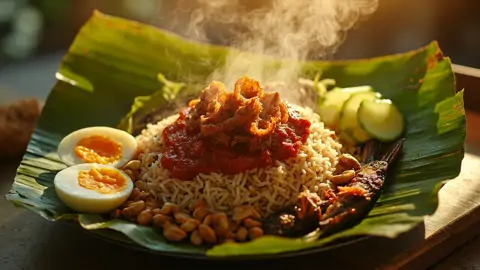 Nasi Lemak Tradicional Malasio