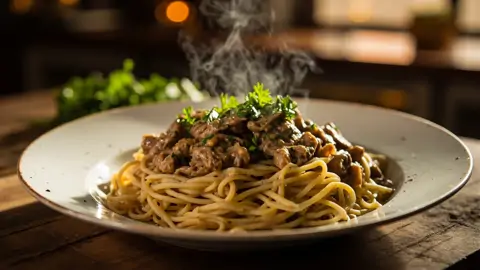 Beef Stroganoff