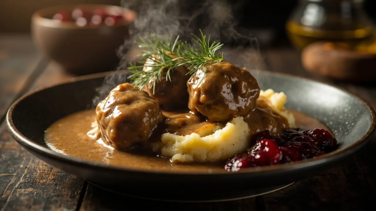Köttbullar (Albóndigas Suecas)
