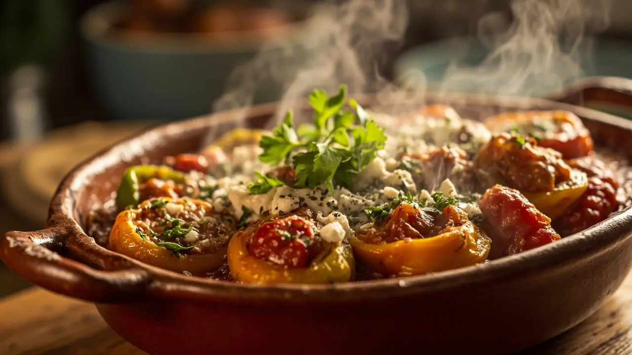 Gemista Griega (Verduras Rellenas al Horno)