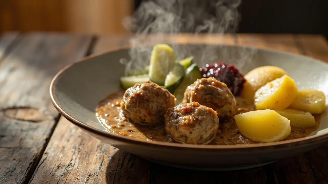 Köttbullar – Albóndigas Suecas Tradicionales