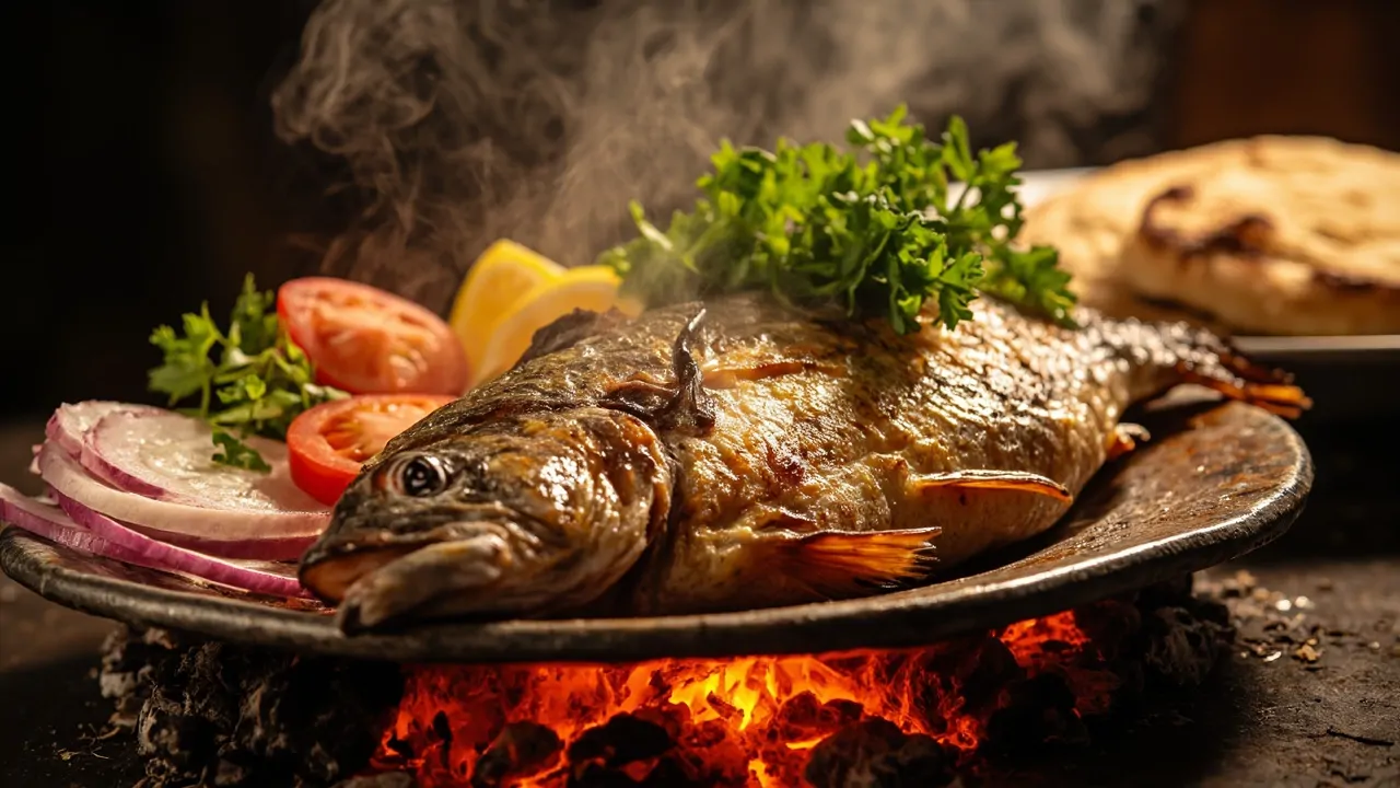 Masgouf (Pescado asado iraquí)