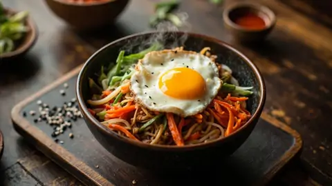 Bibimbap coreano (비빔밥)
