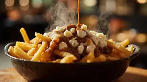 Poutine Tradicional Quebequesa