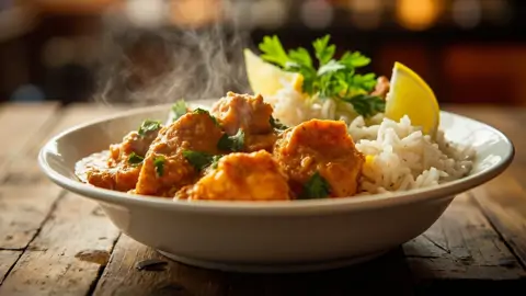 Pollo Tikka Masala con Arroz Basmati