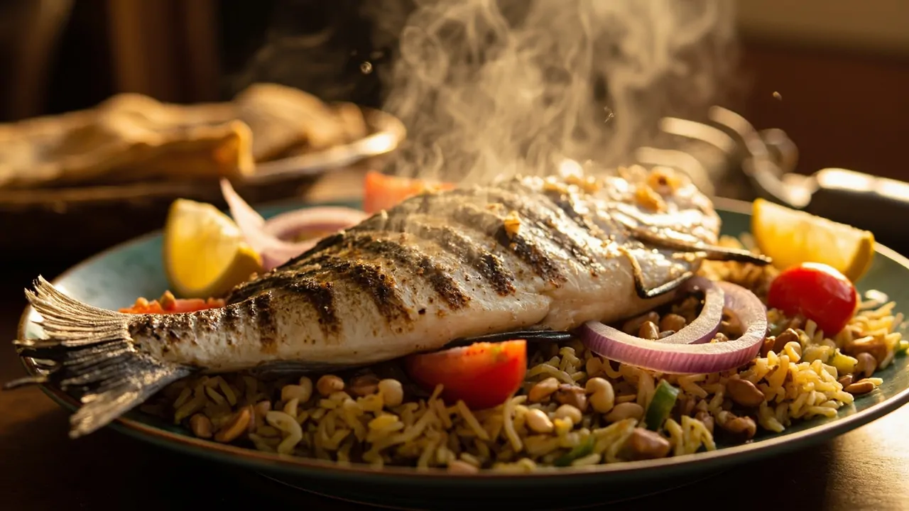 Masgouf (Pescado Carpio a la Brasa Iraquí)