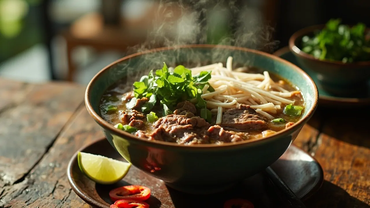 Phở Bò - Sopa vietnamita de res con fideos de arroz