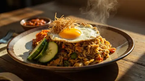 Nasi Goreng Indonesio Clásico