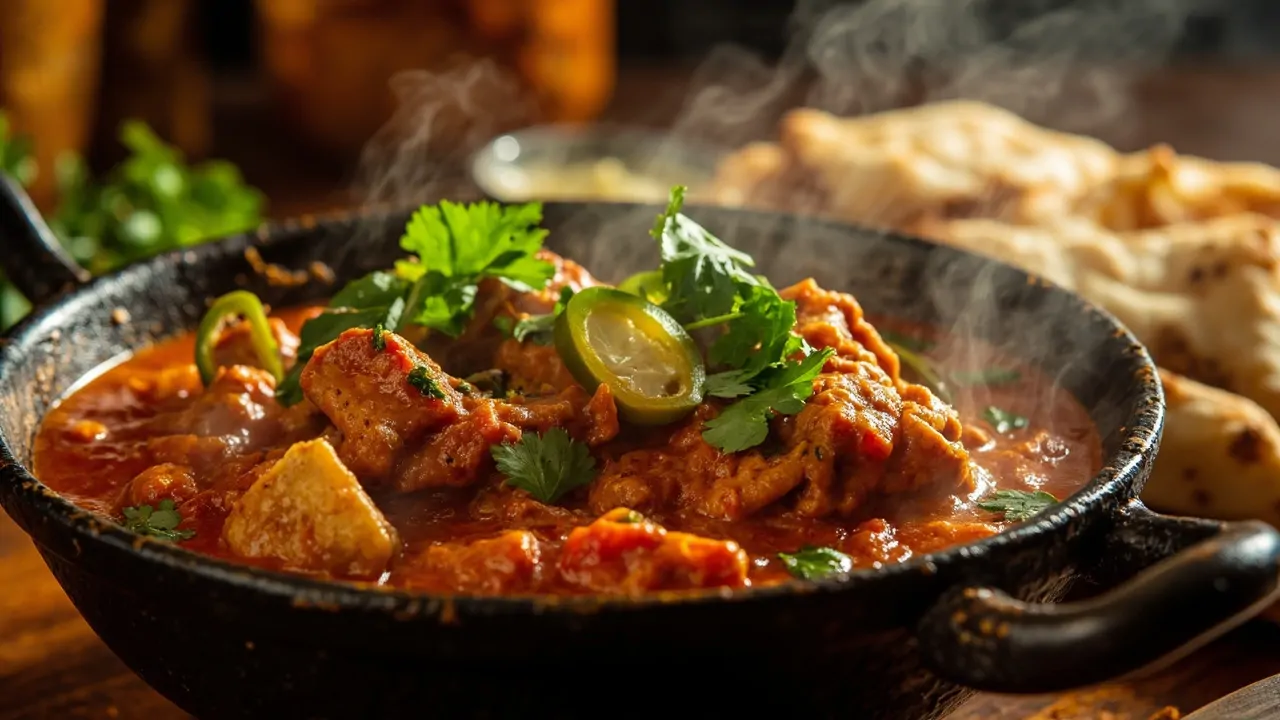 Pollo Karahi Pakistaní (Murgh Karahi)