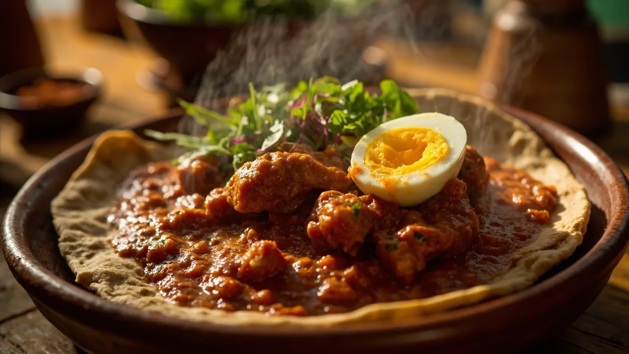 Doro Wat (Estofado Etíope de Pollo Picante)