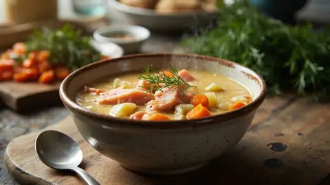 Sopa Cremosa de Salmón Finlandesa (Lohikeitto)