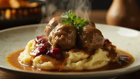 Köttbullar - Albóndigas Suecas Tradicionales