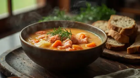 Lohikeitto - Sopa Finlandesa de Salmón