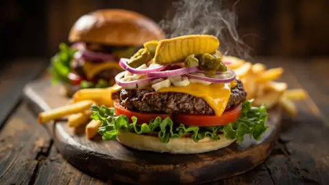 Cheeseburger Clásico Americano