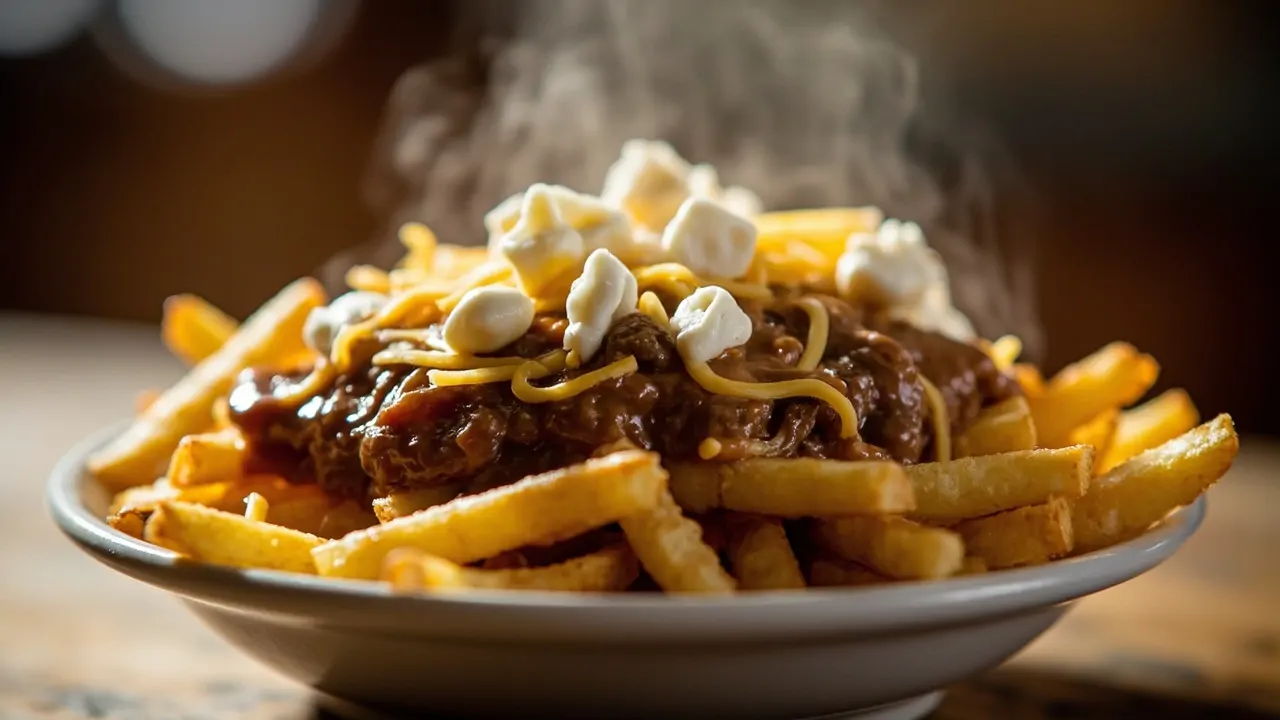 Poutine Tradicional Canadiense