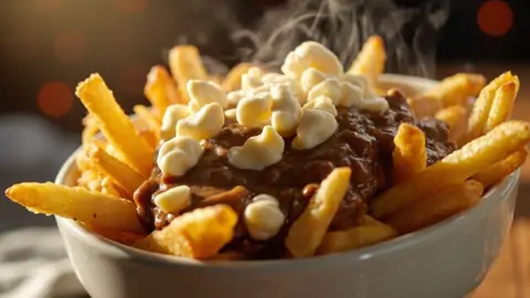Poutine Clásica Canadiense