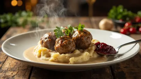 Köttbullar (Albóndigas Suecas)
