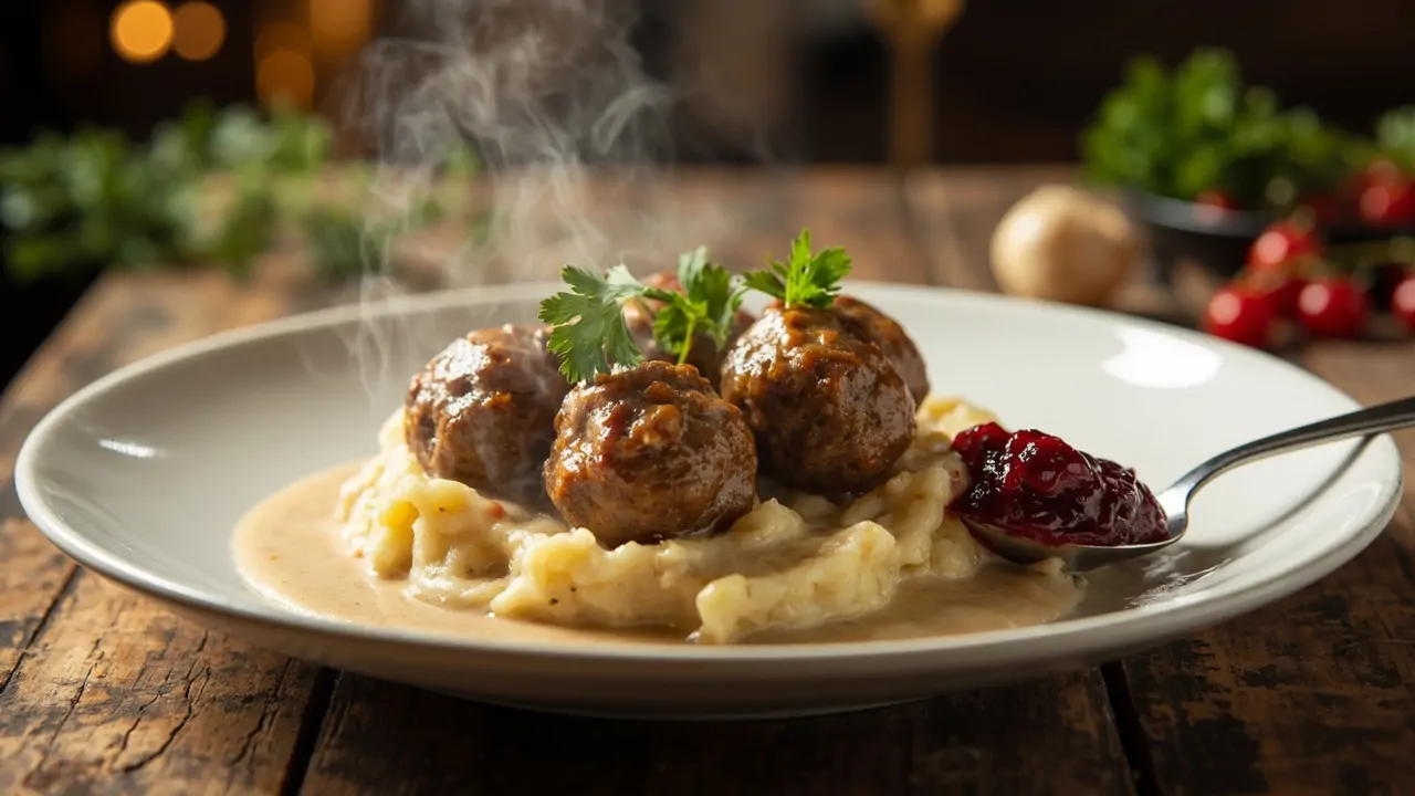 Köttbullar (Albóndigas Suecas)