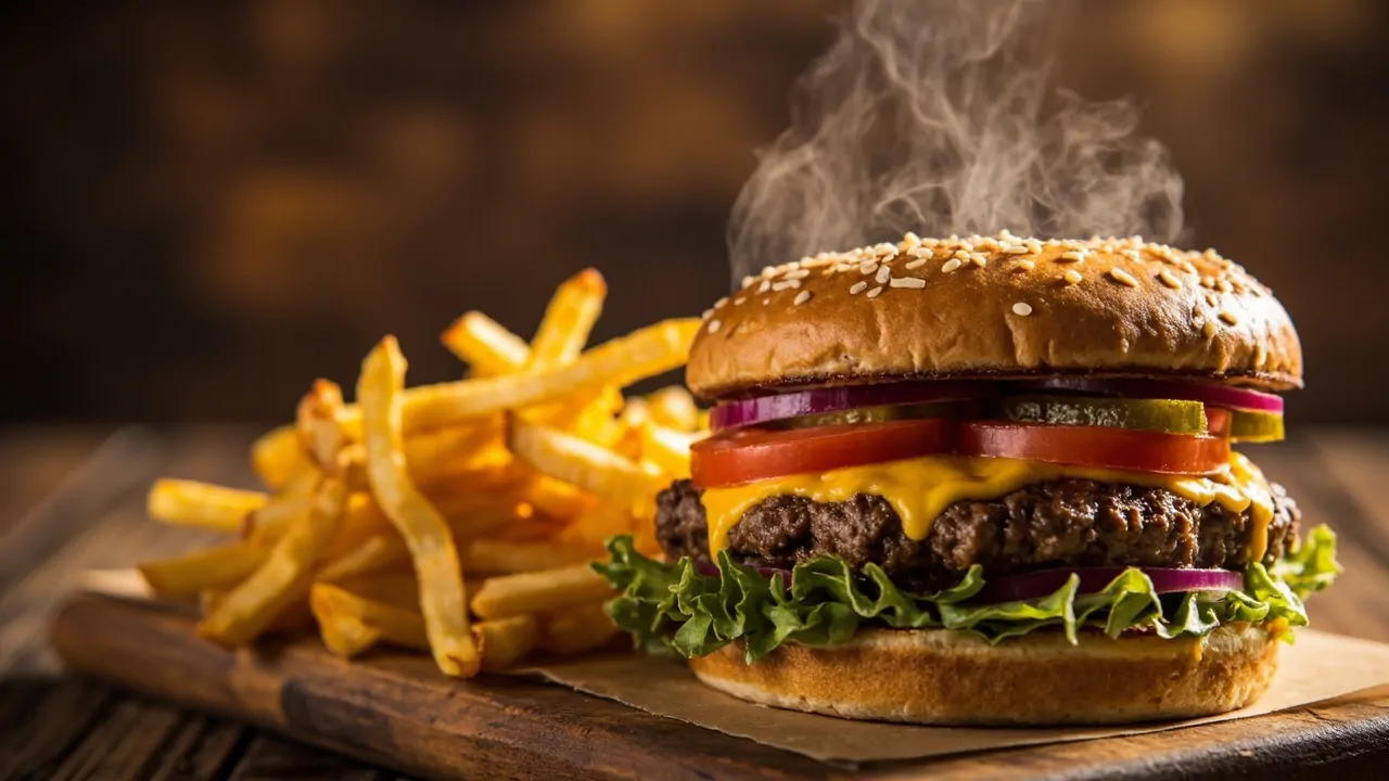 Cheeseburger Clásico Americano