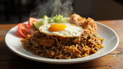 Nasi Goreng Indonesia (Arroz Frito Tradicional)