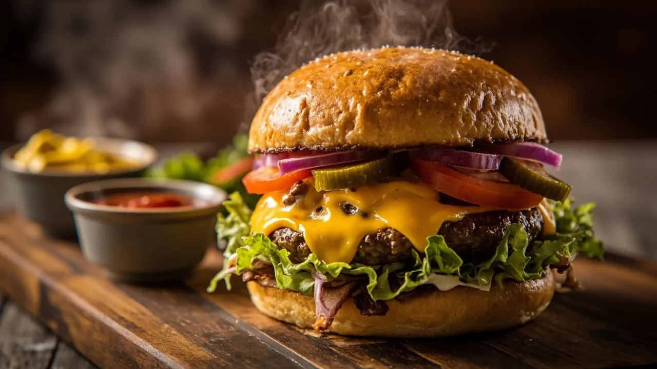 Cheeseburger Clásico Americano