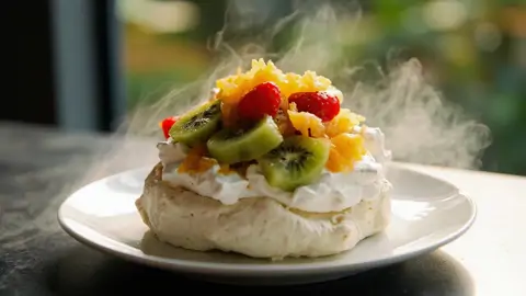 Pavlova clásica neozelandesa