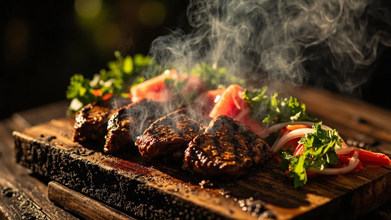 Nyama Choma con Kachumbari