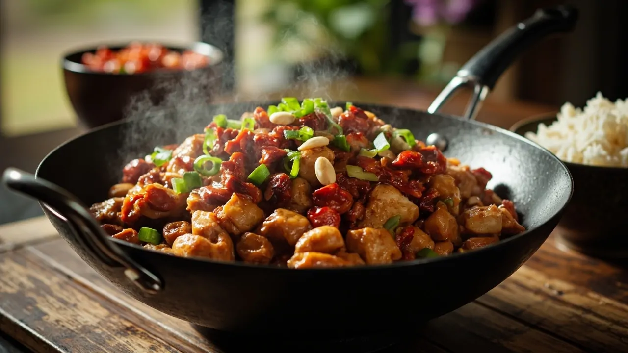 Pollo Kung Pao (Gōng Bǎo Jī Dīng)