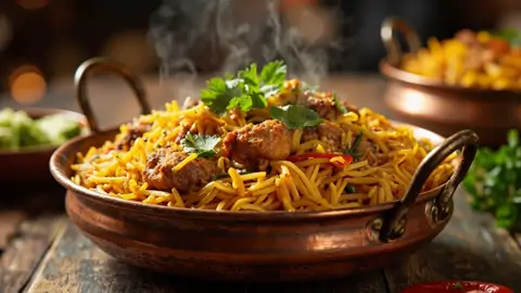 Pollo Biryani Casero