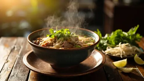 Phở Bò Vietnamita (Sopa de Fideos con Res)