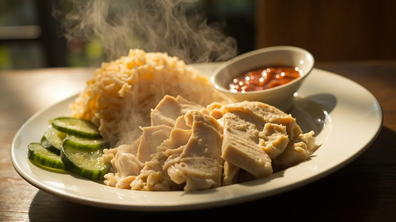 Hainanese Chicken Rice