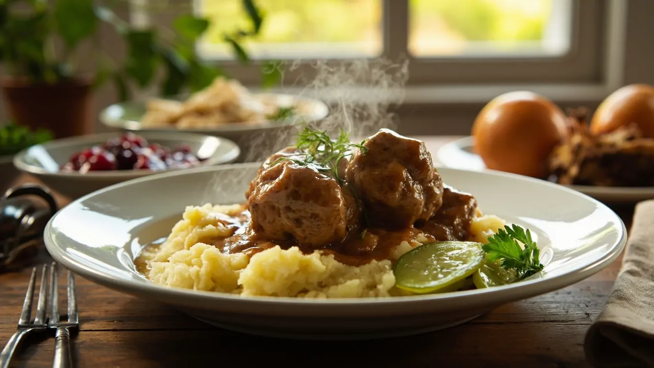 Köttbullar - Albóndigas Suecas Tradicionales