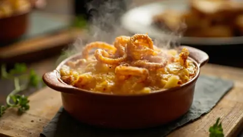 Älplermagronen (Pasta Alpina Suiza con Queso y Patatas)