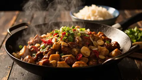 Pollo Kung Pao (Gōng Bǎo Jī Dīng)